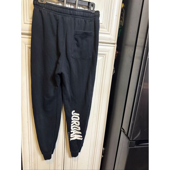 Jordan Men's Flight MVP Drawstring Fleece Jogger Sweatpants Black Size Small - Picture 11 of 14